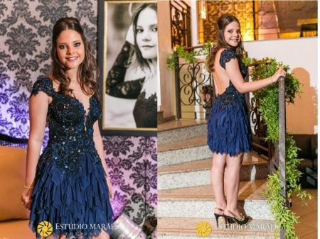 Modelo vestido civil