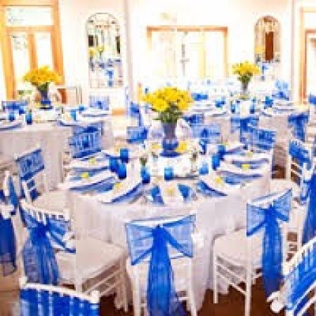 Azul royal, Amarelo e Branco