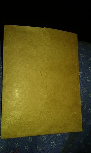 Envelope do convite pronto. atrás