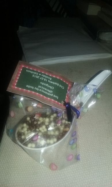 Lembrancinha chá barnela
