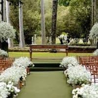 Decoração para casamento em sitio