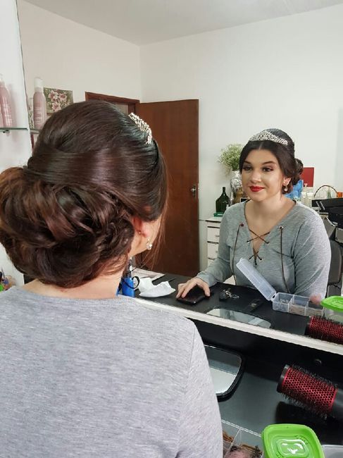 Teste de cabelo e make #faltam10dias - 5