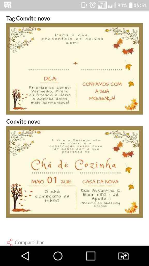 Fazer meus proprios convites? - 1