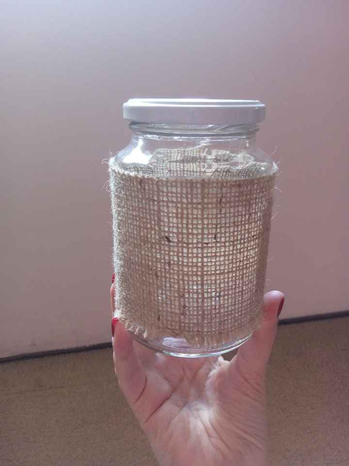 Fiz uma roupinha de juta
