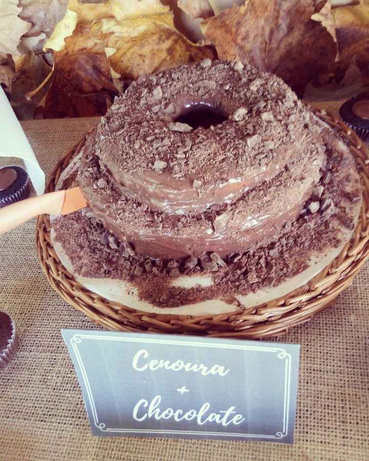 Bolo de Cenoura com muuuito chocolate