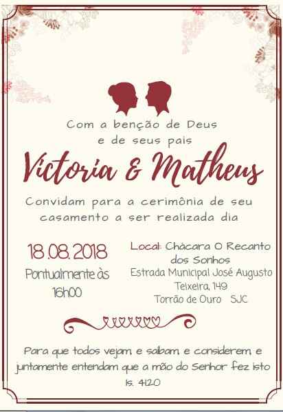 Meus convites totalmente diy #faltam40dias - 1