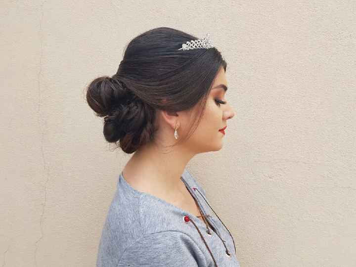 Teste de cabelo e make #faltam10dias - 2