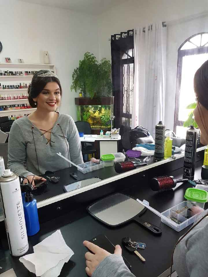 Teste de cabelo e make #faltam10dias - 4