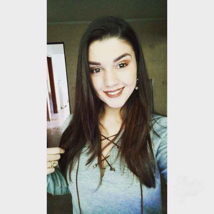 Ufa, sorte que fui maquiada hahaha