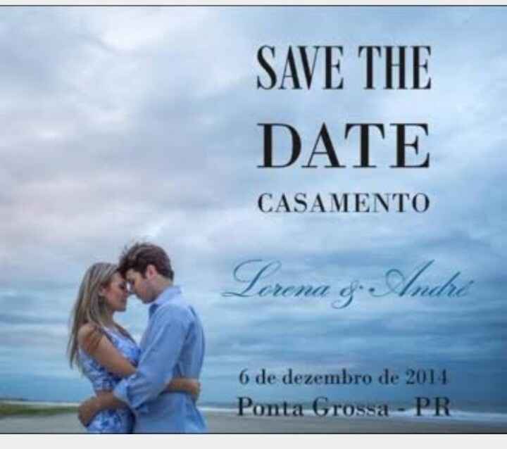 Save the Date praia!!!