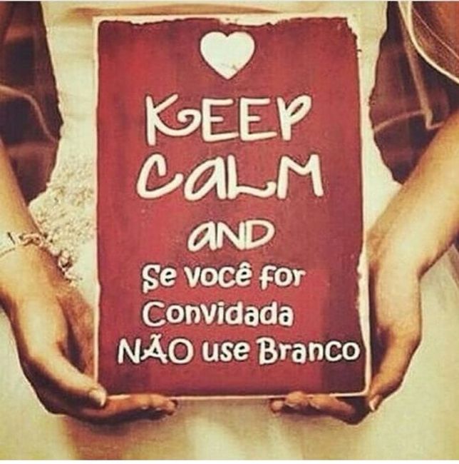 Bom senso!