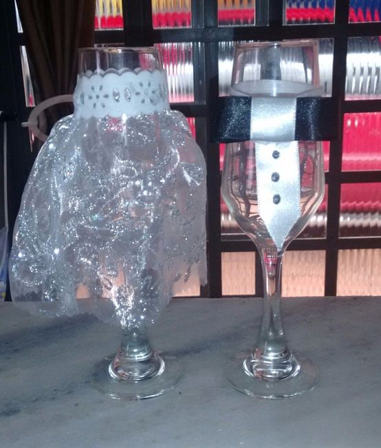 Minhas taças de casamento! 
