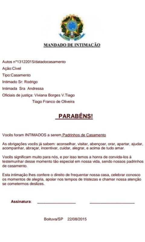 Entreguei minha primeira intimação.#megafeliz - 1