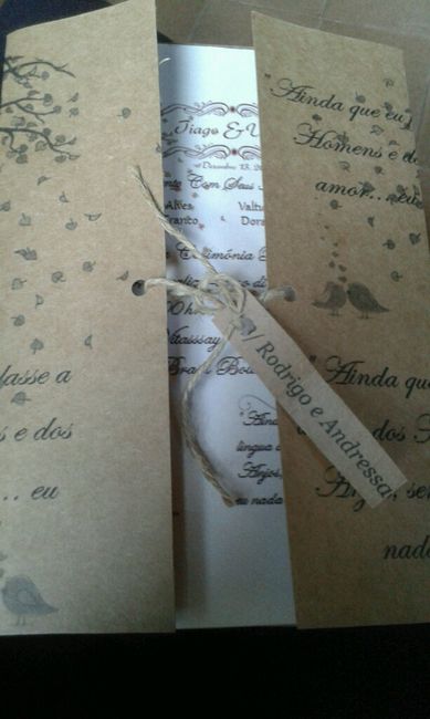 Convite de casamento - 1