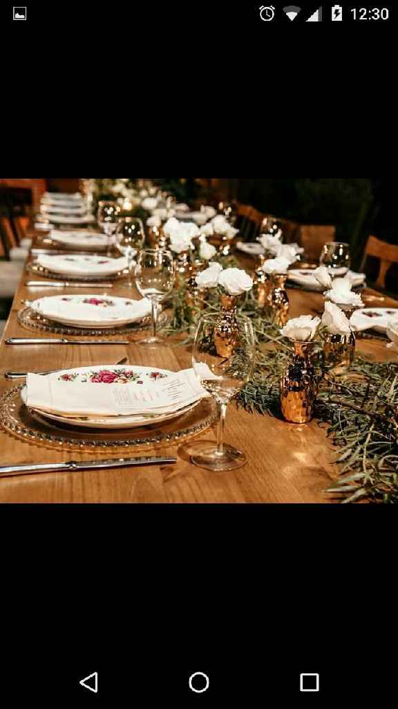 Decoração mesa de convidados - 1