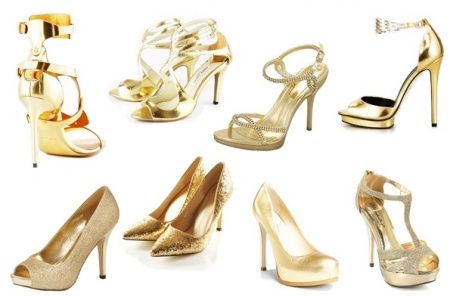 Sapato Dourado