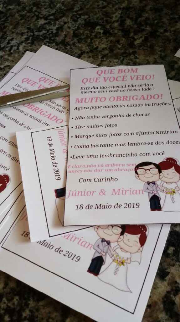 Cartão de agradecimento - 1