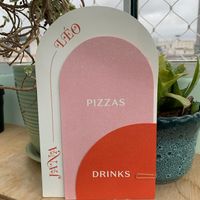 Totem de mesa com cardápio diy - 2