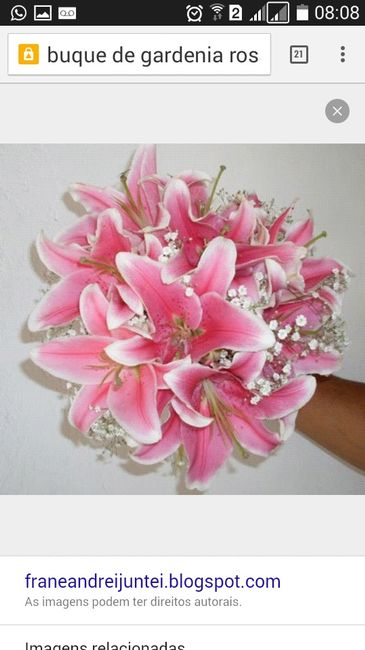 Que flor você escolheu para o seu buquê? - 5