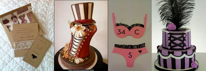 Um monte de ideias misturadas! tanto para chá de lingerie como para despedida de solteira!