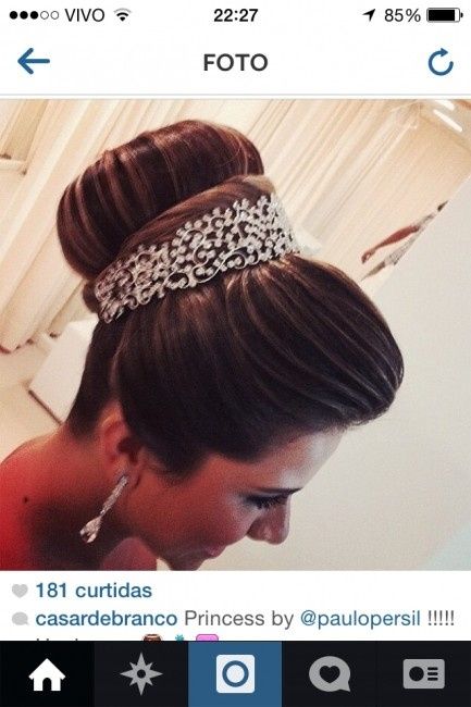 Penteado e Tiara