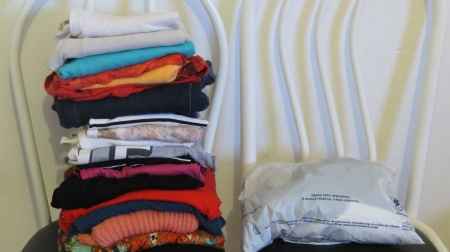 Roupas acumuladas