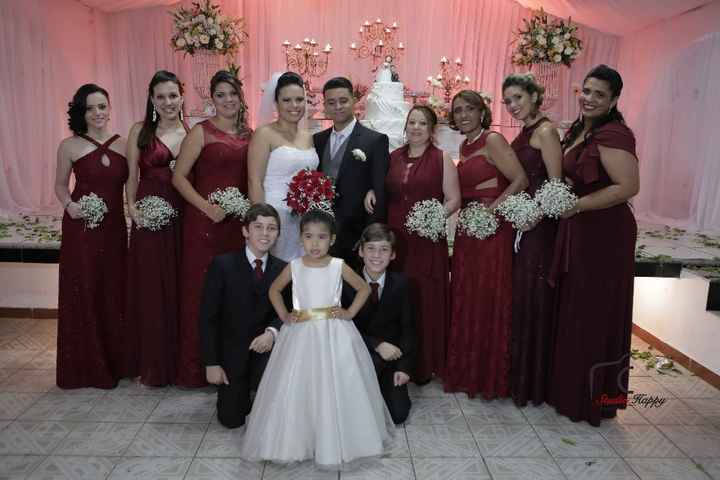 Vestido das madrinhas - Marsala