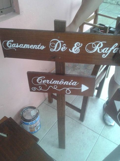 Placa rústica - Localização