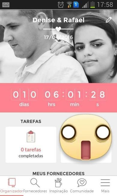 Postagem para os convidados.