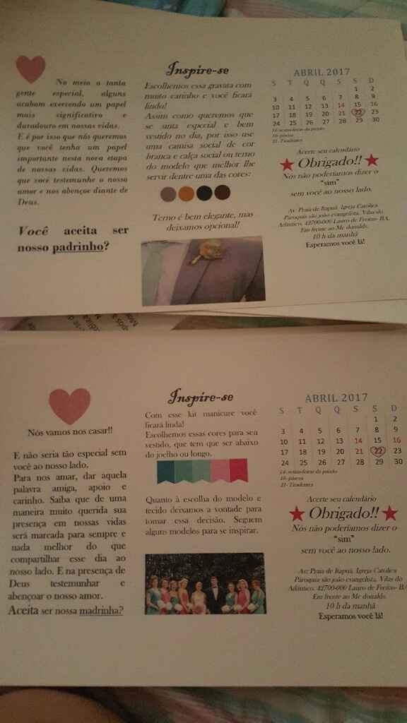 Convite dos padrinhos... até que enfim saiu. - 3