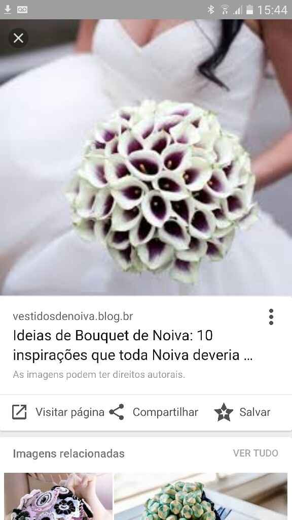 Escolhendo meu buquê roxo - 1