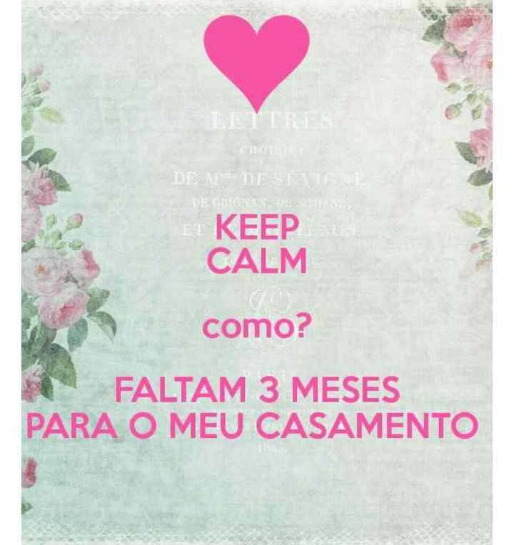Faltam 3 meses!!!! - 1