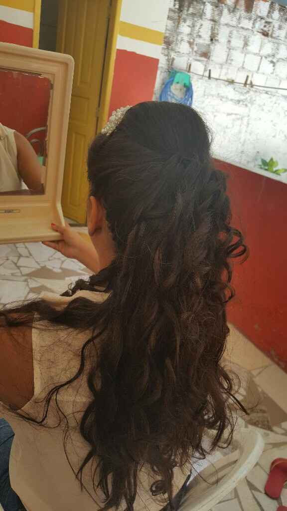 Segundo teste penteado. #vemver - 1