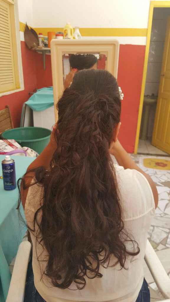 Segundo teste penteado. #vemver - 2
