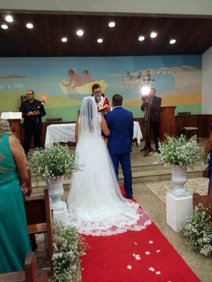 Fotos da cerimônia religiosa. - 1