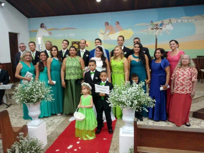 Fotos da cerimônia religiosa. - 4