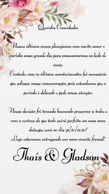 Novo Save the Date ❤️ 1