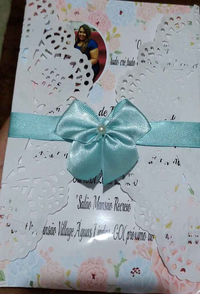 Meu convite diy 🥰❤️ - 1