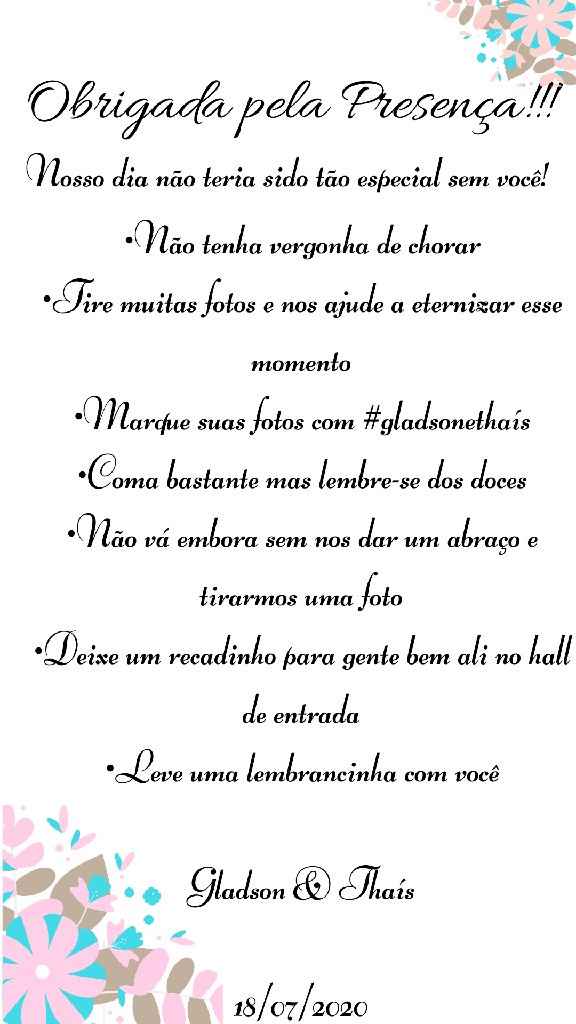 Cartão de agradecimento!!!! - 1