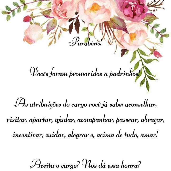 Manual dos padrinhos❤️ - 2