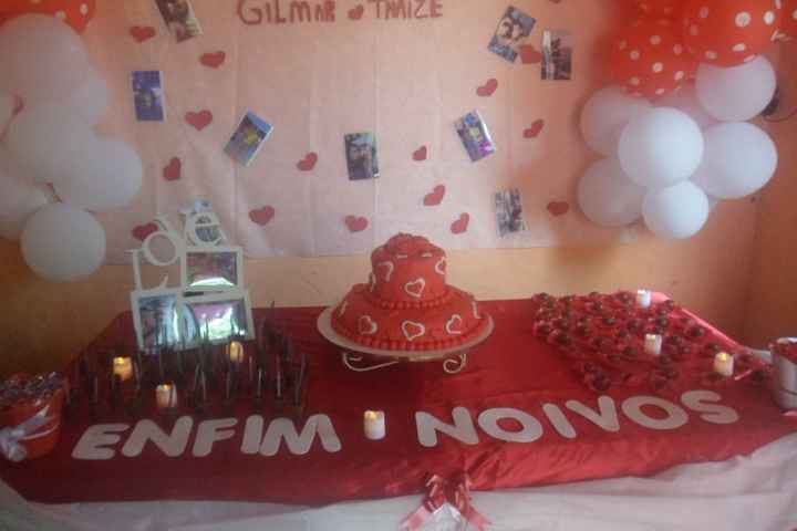 Decoração da Festa do meu Noivado