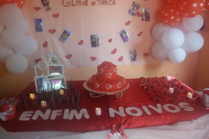 Decoração da Festa do meu Noivado