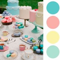 Combinaçoes de cores:azul tiffany - 1
