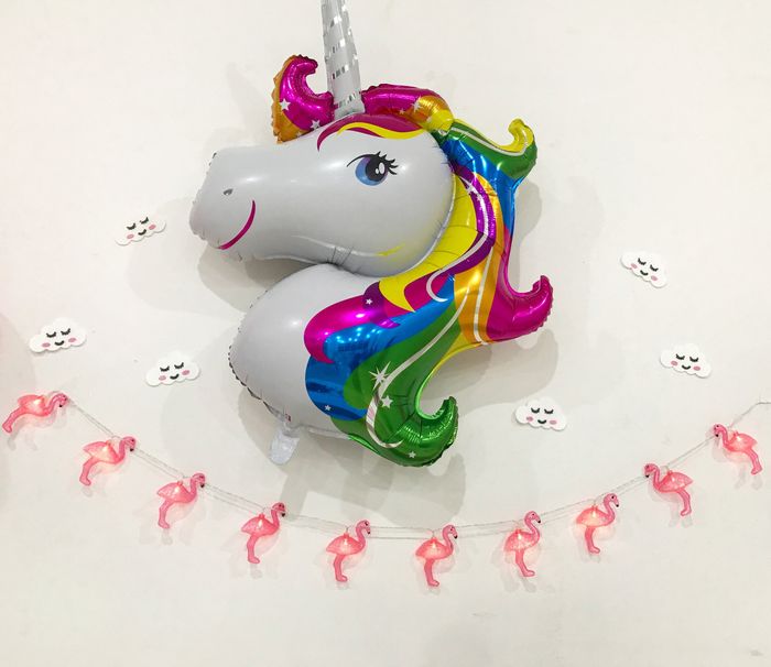  Dicas do meu Chá de lingerie - tema unicórnio e flamingos - decor barata - 5