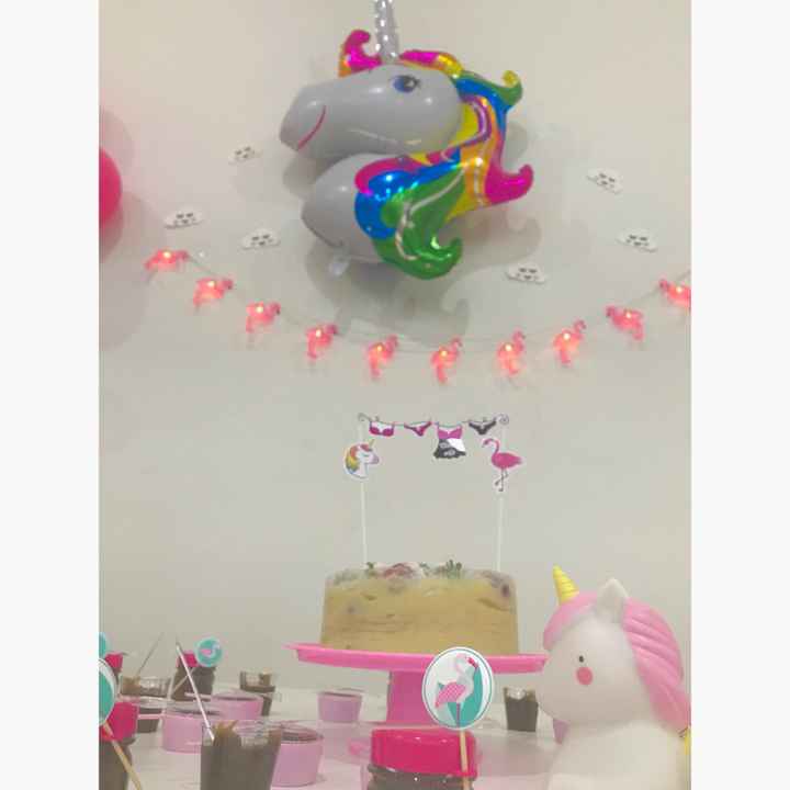  Dicas do meu Chá de lingerie - tema unicórnio e flamingos - decor barata - 1