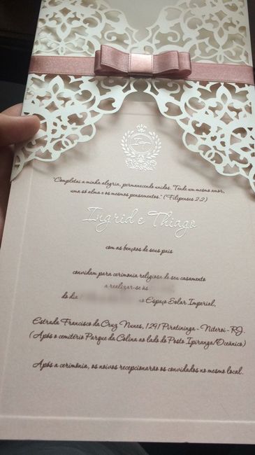 Convites - papel estilo - 3