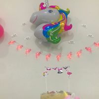  Dicas do meu Chá de lingerie - tema unicórnio e flamingos - decor barata - 7