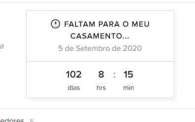 Casamento faltando 199 dias - 1