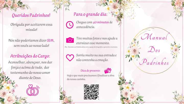 Manual de padrinhos no Canva - 1