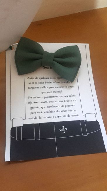 Papelaria . Manual e convite pajem e daminha - 8